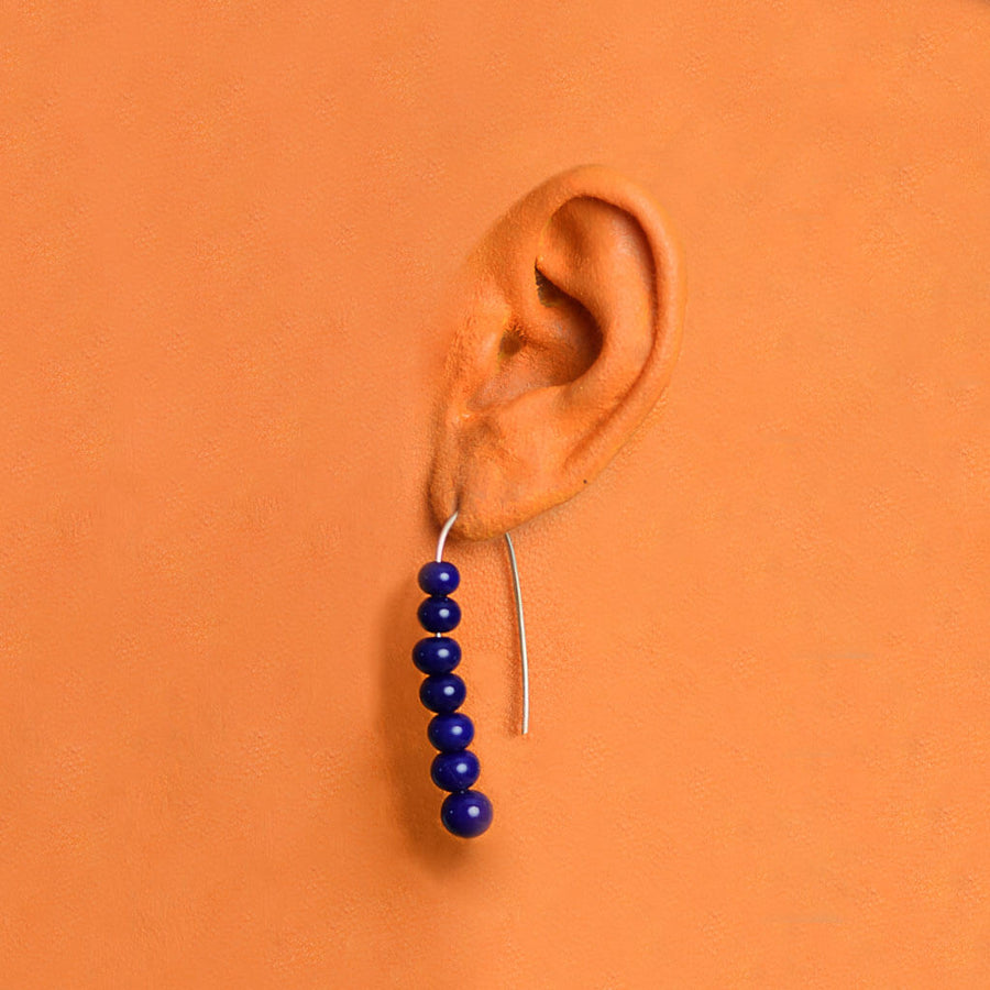 Centouno Cobalt Blue Dangle Earrings