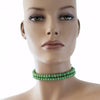 Centouno 60's Green Choker Necklace Necklace by Cosima Montavoci - Sunset Yogurt