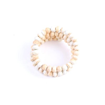 Centouno Ivory Spiral Bracelet